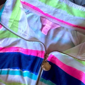 Lilly Pulitzer half zip xs pullover with pockets